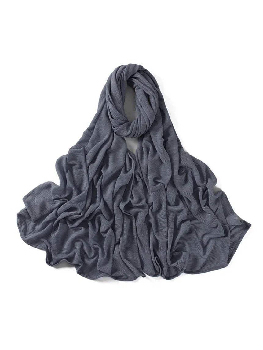 Luxe Jersey Hijabs - Charcoal Grey