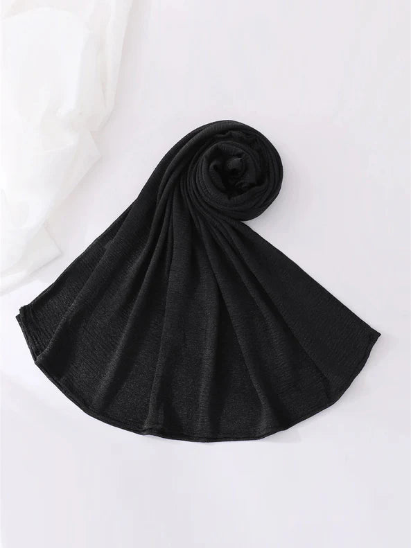 Luxe Jersey Hijabs - Black