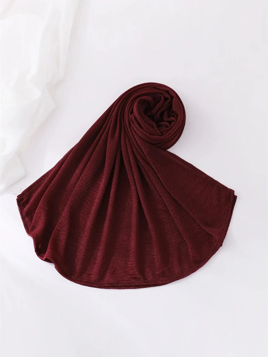 Luxe Jersey Hijabs - Maroon