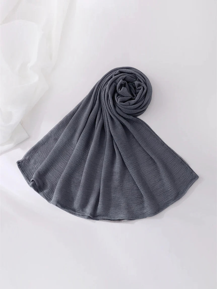 Luxe Jersey Hijabs - Charcoal Grey