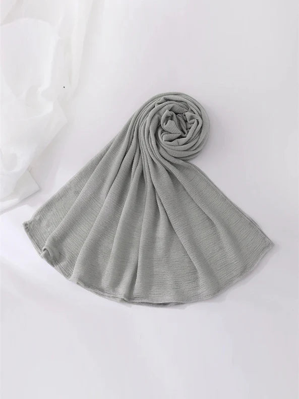 Luxe Jersey Hijabs - Ash Grey