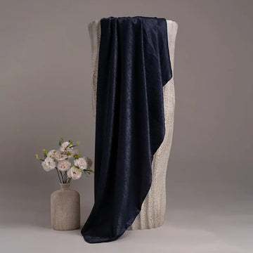 Silky Velvet Hijabs - Navy