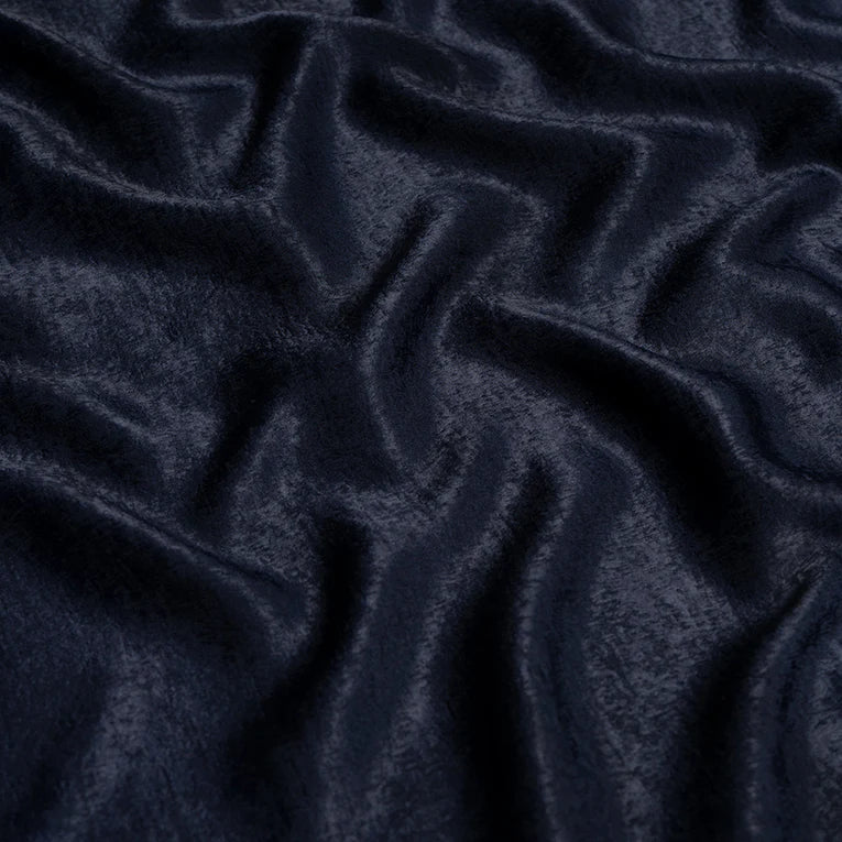 Silky Velvet Hijabs - Navy